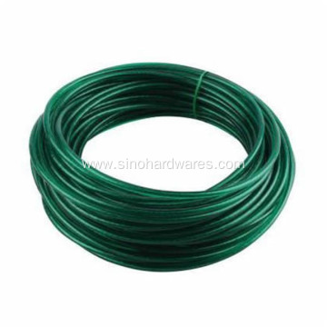 Small Coiled Green Garden Wire